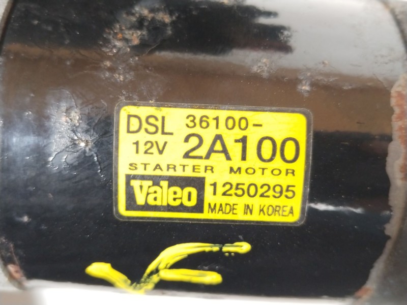 Recambio de motor arranque para hyundai i30 (fd) 1.6 crdi referencia OEM IAM 361002A100  1250295