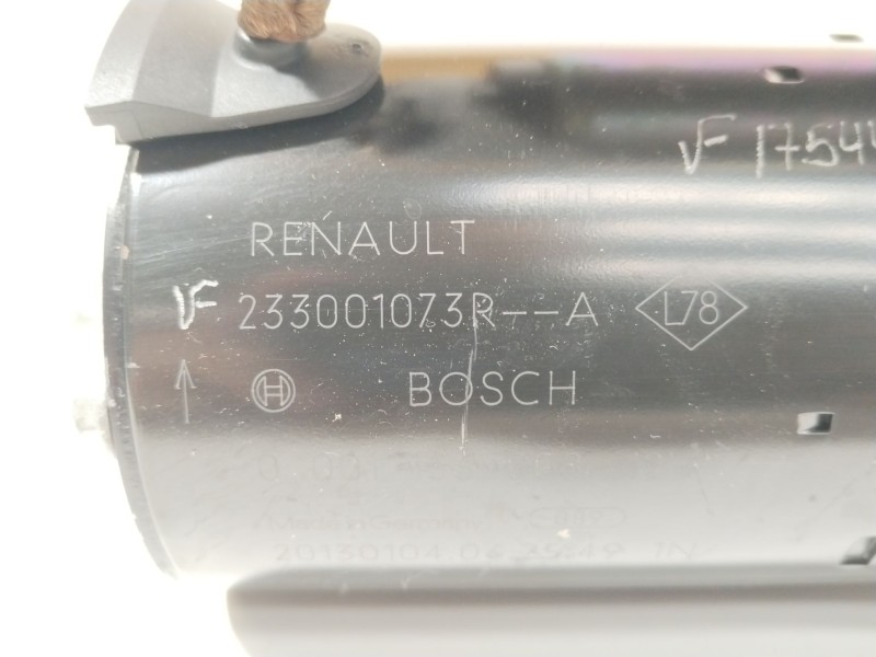 Recambio de motor arranque para renault clio iv (bh_) 1.5 dci 90 referencia OEM IAM 233001073R 0001136008 