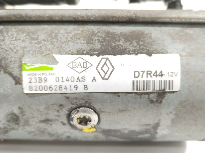 Recambio de motor arranque para nissan interstar furgoneta (x70) dci 80 referencia OEM IAM 8200628419 8200628419B 