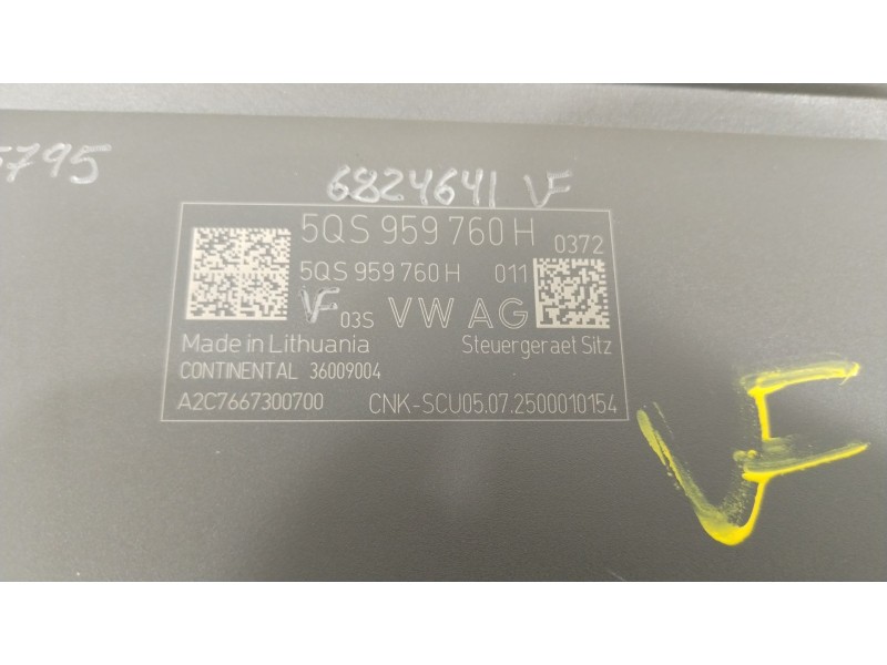 Recambio de modulo electronico para cupra leon (kl1, ku1, kug) 2.0 tsi referencia OEM IAM 5QS959760H  