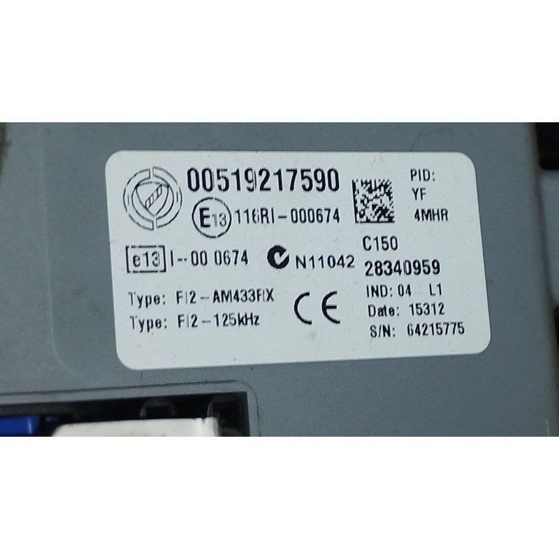 Recambio de caja reles / fusibles para fiat doblo cargo (263_) 1.6 d multijet referencia OEM IAM 51921759 00519217590 