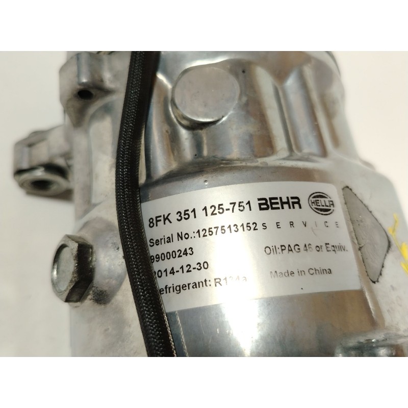 Recambio de compresor aire acondicionado para volkswagen golf iv (1j1) 1.9 tdi referencia OEM IAM 8FK351125 1J0820803L 
