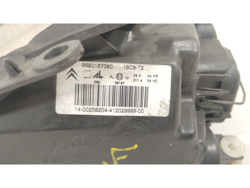 Recambio de faro derecho para citroën c3 i (fc_, fn_) 1.4 hdi referencia OEM IAM 9680157380 620685 
