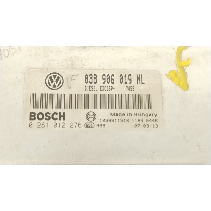 Recambio de centralita motor uce para seat ibiza iii (6l1) 1.9 tdi referencia OEM IAM 038906019NL 0281012276 