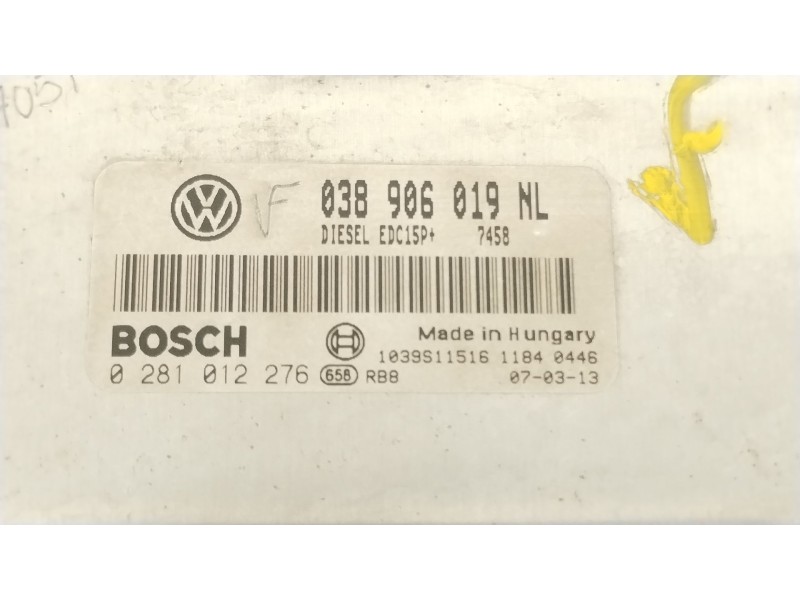 Recambio de centralita motor uce para seat ibiza iii (6l1) 1.9 tdi referencia OEM IAM 038906019NL 0281012276 