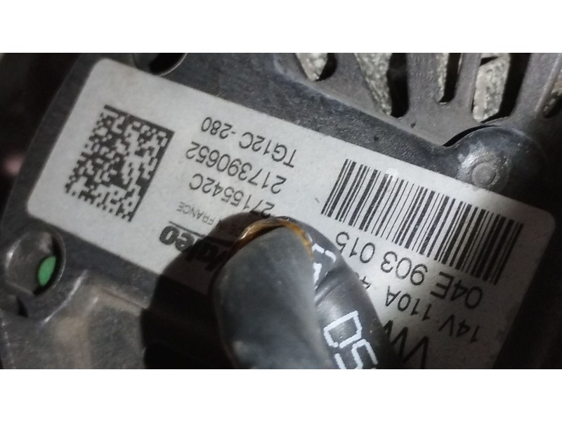 Recambio de alternador para seat leon st (5f8) 1.4 tsi referencia OEM IAM 04E903015 TG12C280 