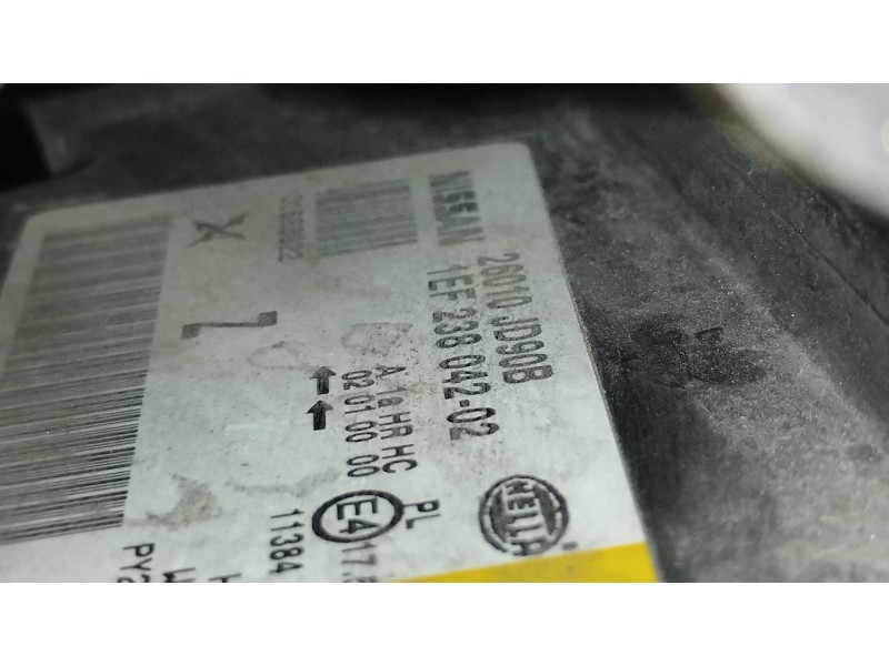 Recambio de faro derecho para nissan qashqai i (j10, nj10) 2.0 referencia OEM IAM 26010JD90B 1EF238042 