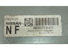 Recambio de centralita motor uce para nissan qashqai i (j10, nj10) 2.0 referencia OEM IAM MEC93370   2