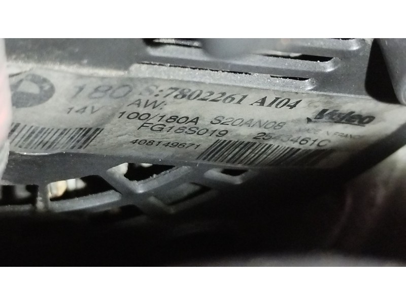 Recambio de alternador para bmw 1 coupé (e82) 120 d referencia OEM IAM 7802261 FG18S019 