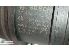 Recambio de caudalimetro para bmw 1 coupé (e82) 120 d referencia OEM IAM 7788743 0281002567 15347295 2