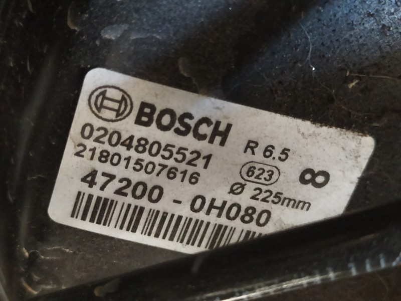 Recambio de servofreno para toyota aygo x-cite referencia OEM IAM 472000H080 204805521 