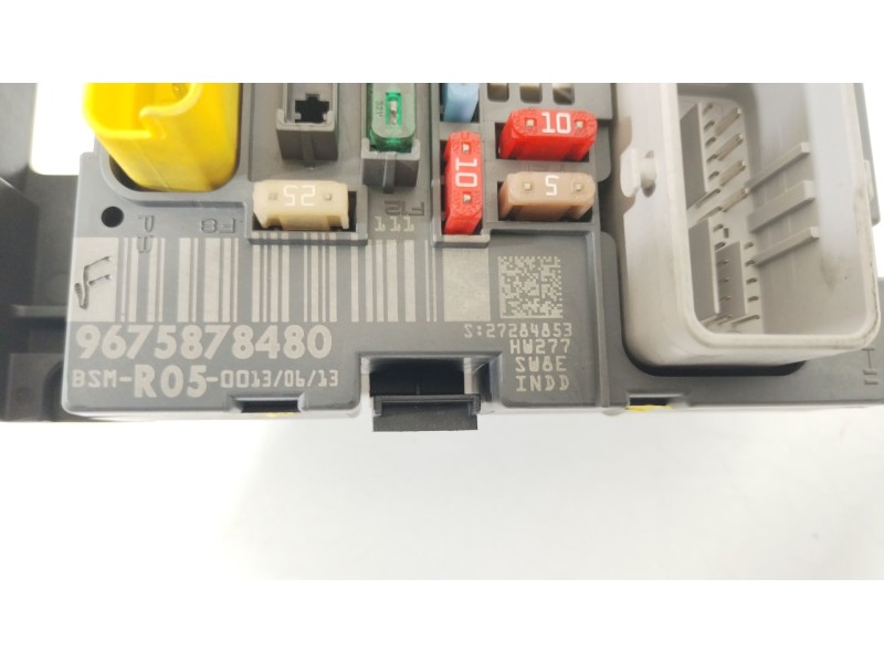 Recambio de caja reles / fusibles para peugeot 308 i (4a_, 4c_) 1.6 hdi referencia OEM IAM 9675878480 BSMR0500 
