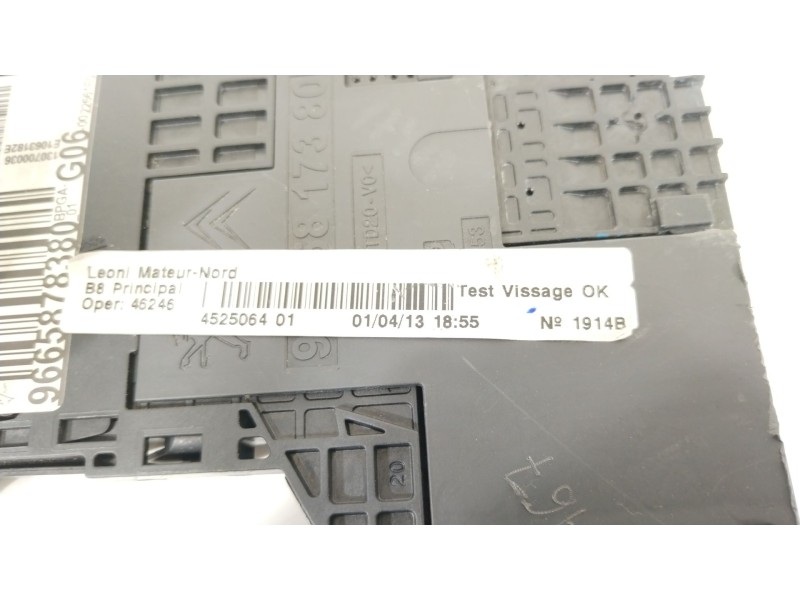 Recambio de caja reles / fusibles para citroën ds5 2.0 hdi 165 referencia OEM IAM 9665878380 BPGAG0600 130700036