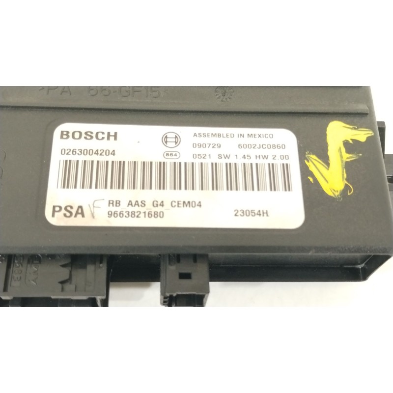 Recambio de modulo electronico para citroën berlingo multispace (b9) 1.6 hdi 110 referencia OEM IAM 9663821680 0263004204 