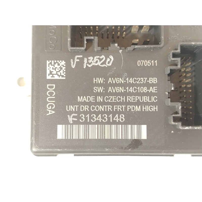Recambio de modulo confort para volvo v60 i (155) 1.6 drive referencia OEM IAM 31343148 AV6N14C237BB AV6N14C108AE