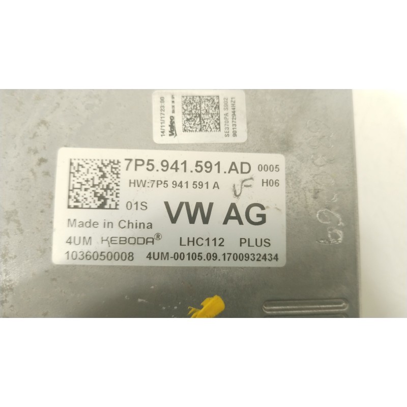 Recambio de centralita faros xenon para seat leon st (5f8) 1.4 tsi referencia OEM IAM 7P5941591AD 7P5941591A 1036050008