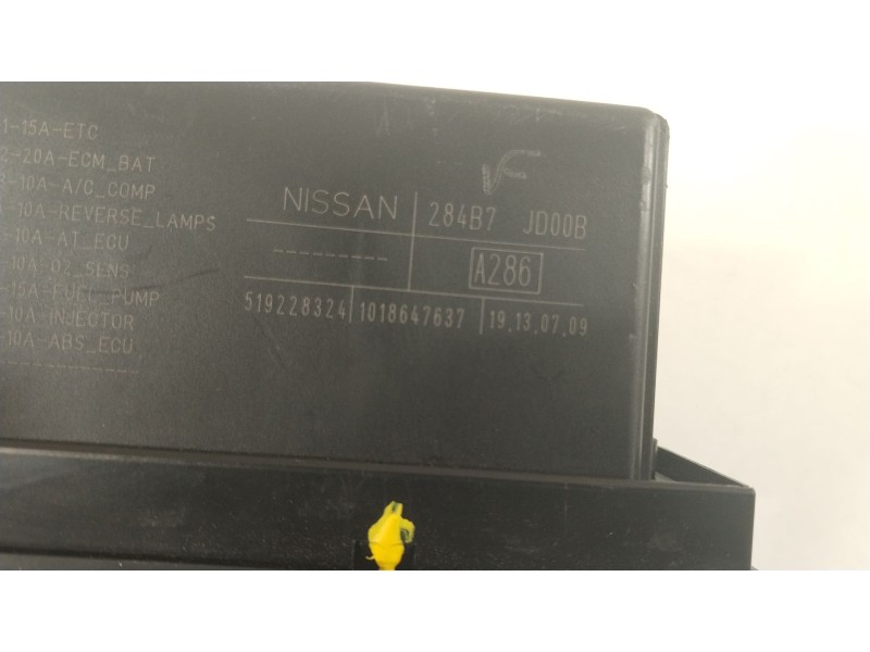 Recambio de caja reles / fusibles para nissan qashqai i (j10, nj10) 2.0 referencia OEM IAM 284B7JD00B  