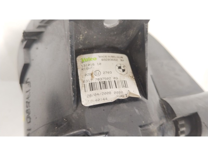 Recambio de faro antiniebla izquierdo para bmw 1 coupé (e82) 120 d referencia OEM IAM 63177837502 89203662 