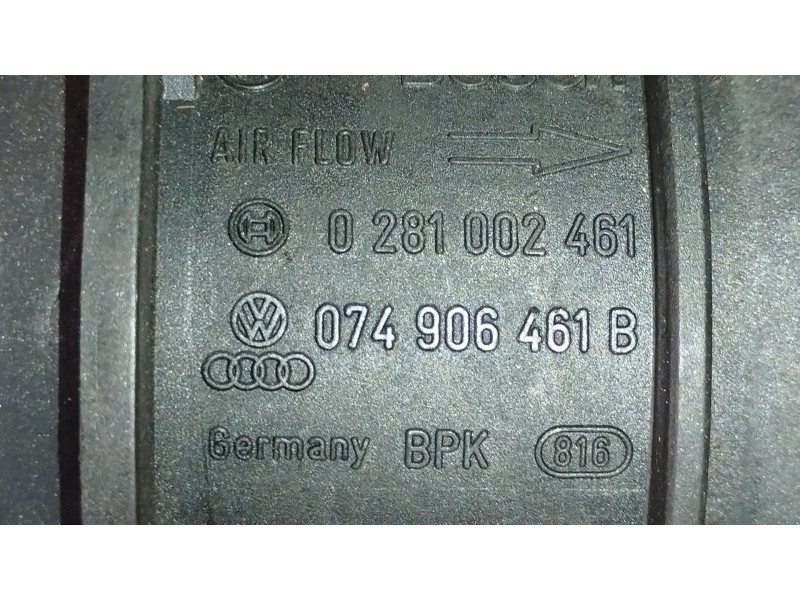 Recambio de caudalimetro para volkswagen touran (1t1, 1t2) 2.0 tdi referencia OEM IAM 074906461B 0281002461 
