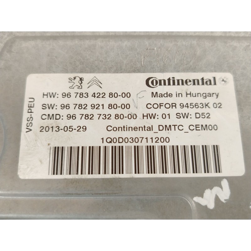 Recambio de modulo electronico para peugeot 308 i (4a_, 4c_) 1.6 hdi referencia OEM IAM 9678273280 9678342280 9678292180