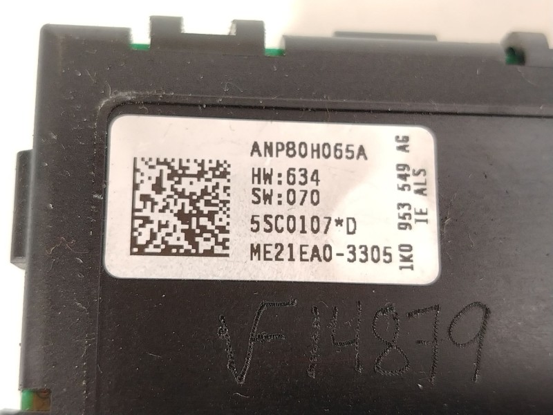 Recambio de modulo electronico para seat leon (1p1) 2.0 tdi 16v referencia OEM IAM 1K0953549AG ANP80H065A 