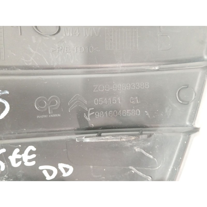 Recambio de rejilla paragolpes delantero para citroën c-elysee (dd_) 1.6 bluehdi 100 referencia OEM IAM 9816046580  