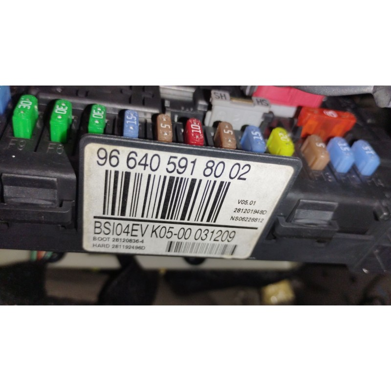 Recambio de caja reles / fusibles para peugeot 308 sw i (4e_, 4h_) 1.6 hdi referencia OEM IAM 9664059180  