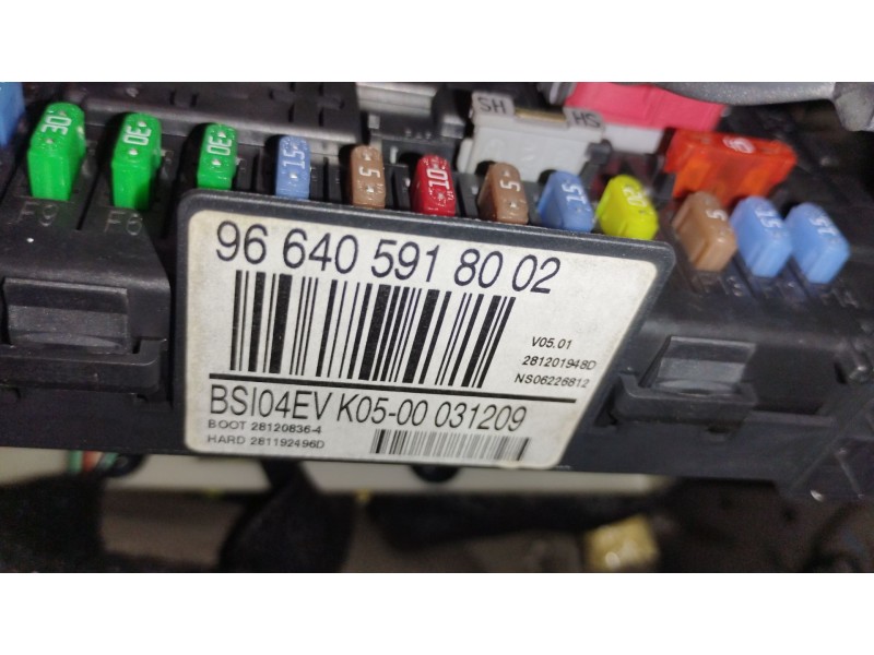Recambio de caja reles / fusibles para peugeot 308 sw i (4e_, 4h_) 1.6 hdi referencia OEM IAM 9664059180  