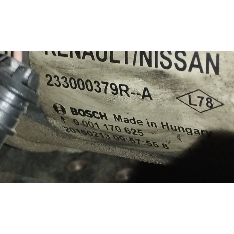 Recambio de motor arranque para nissan qashqai ii (j11, j11_) 1.5 dci referencia OEM IAM 233000379R 0001170625 
