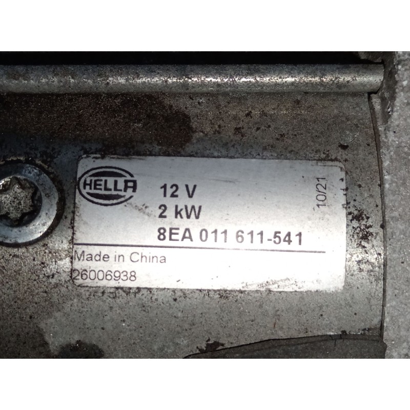 Recambio de motor arranque para volkswagen golf vi (5k1) 1.6 tdi referencia OEM IAM 8EA011611541 0AM911021E 26006938