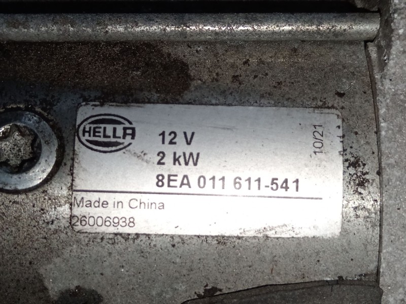Recambio de motor arranque para volkswagen golf vi (5k1) 1.6 tdi referencia OEM IAM 8EA011611541 0AM911021E 26006938