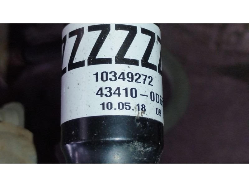 Recambio de transmision delantera derecha para toyota yaris (_p13_) 1.5 hybrid (nhp130_) referencia OEM IAM 434100D660  