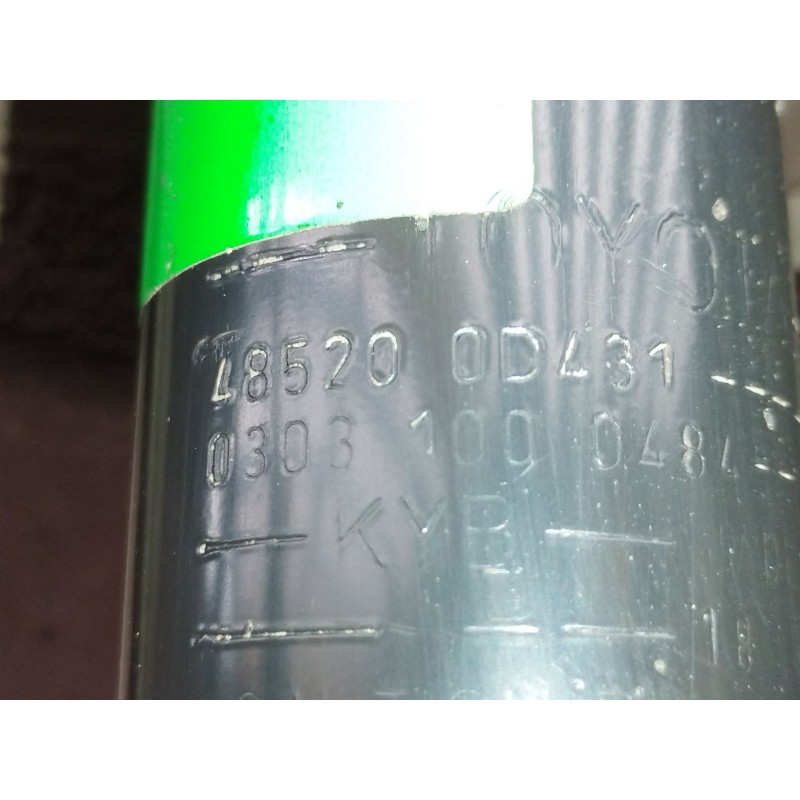 Recambio de amortiguador delantero izquierdo para toyota yaris (_p13_) 1.5 hybrid (nhp130_) referencia OEM IAM 485200D431  