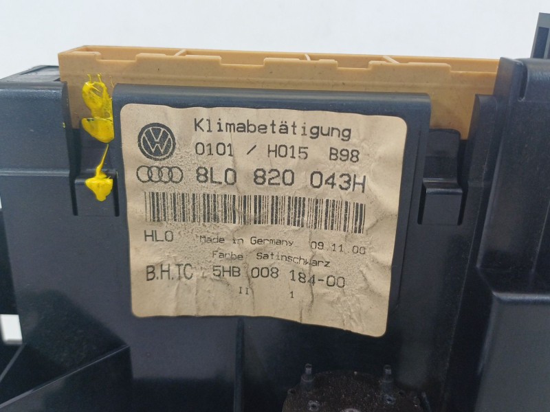 Recambio de mando climatizador para audi a3 (8l1) 1.8 referencia OEM IAM 8L0820043H  