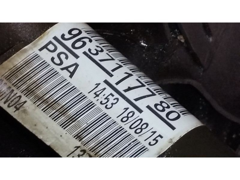 Recambio de transmision delantera izquierda para peugeot partner tepee 1.6 bluehdi 100 referencia OEM IAM 9637117780  