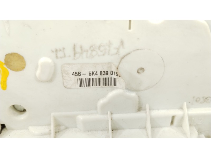 Recambio de cerradura puerta trasera izquierda para volkswagen golf vi (5k1) 1.4 tsi referencia OEM IAM 5K4839015B  