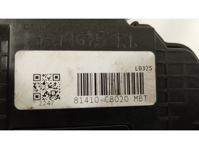 Recambio de cerradura puerta trasera izquierda para hyundai i20 ii (gb, ib) 1.4 crdi referencia OEM IAM 81410C8020  