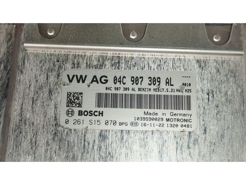 Recambio de centralita motor uce para seat ateca (kh7, khp) 1.0 tsi referencia OEM IAM 04C907309AL 0261S15070 