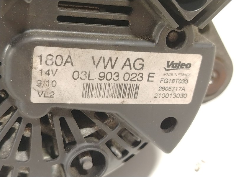 Recambio de alternador para volkswagen passat b6 variant (3c5) 2.0 tdi referencia OEM IAM 03L903023E FG18T033 
