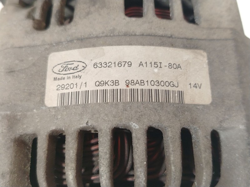 Recambio de alternador para ford focus i (daw, dbw) 1.6 16v referencia OEM IAM 98AB10300GJ 63321679 