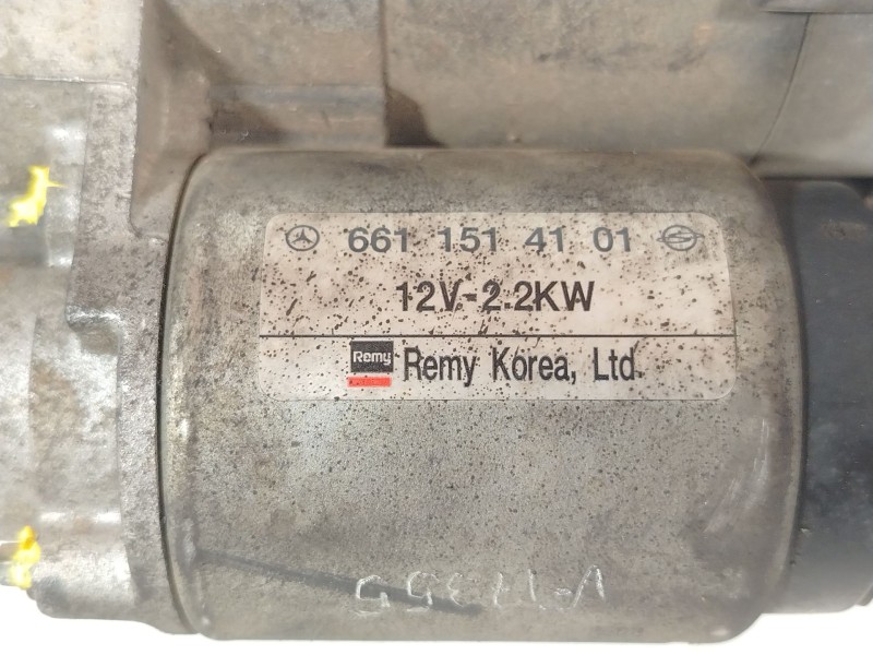 Recambio de motor arranque para ssangyong rodius i 2.7 xdi referencia OEM IAM 6611514101  