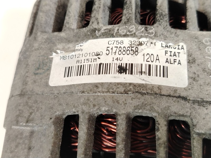 Recambio de alternador para fiat bravo ii (198_) 1.4 t-jet (198axg1b) referencia OEM IAM 51788658 MS1012101080 