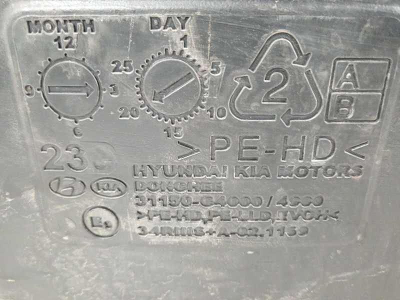Recambio de deposito combustible para hyundai i30 (pde, pd, pden) 1.5 referencia OEM IAM 31150G4000  