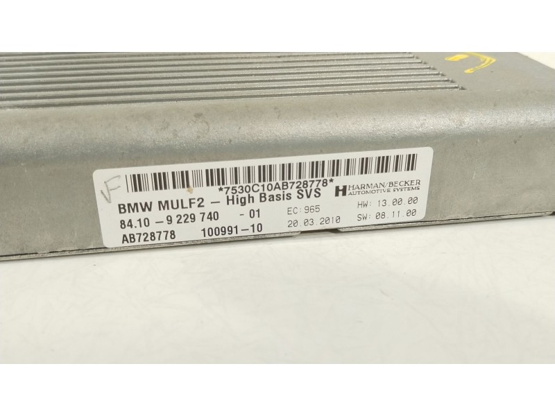 Recambio de modulo electronico para bmw x5 (e70) xdrive 30 d referencia OEM IAM 84109229740 10099110 