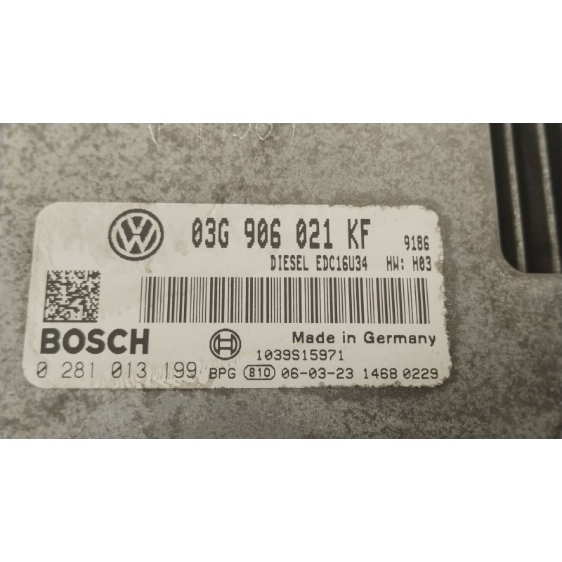 Recambio de centralita motor uce para volkswagen touran (1t1, 1t2) 2.0 tdi referencia OEM IAM 03G906021KF 0281013199 