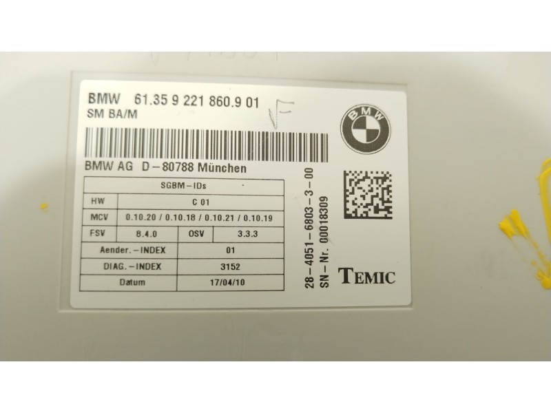 Recambio de modulo electronico para bmw x5 (e70) xdrive 30 d referencia OEM IAM 61359221860  