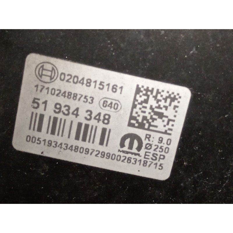 Recambio de servofreno para fiat 500x (334_) 1.6 d multijet (334axa1b, 334axa11) referencia OEM IAM 51934348 17102488753 0204815