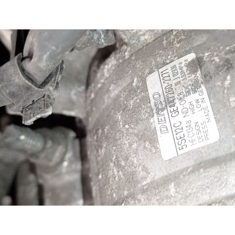 Recambio de compresor aire acondicionado para toyota auris (_e15_) 1.4 (zze150_) referencia OEM IAM GE4472602271 4472602271 5SEC