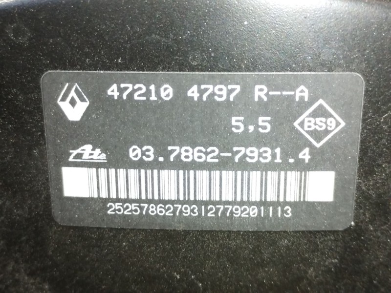 Recambio de servofreno para dacia duster ii access referencia OEM IAM 472104797R  