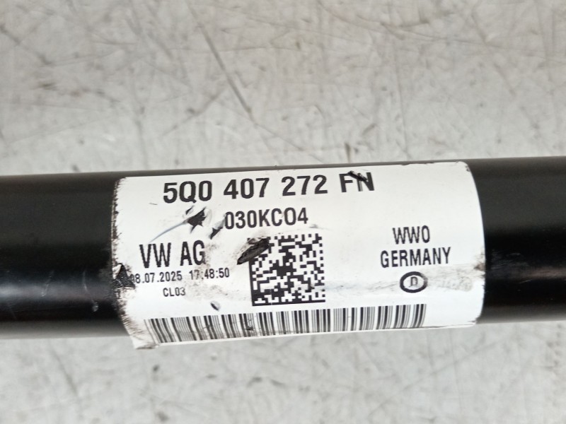 Recambio de transmision delantera derecha para cupra leon (kl1, ku1, kug) 2.0 tsi referencia OEM IAM 5Q0407272FN  